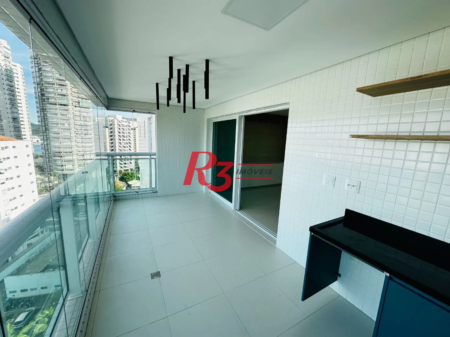 Apartamento para alugar, 166 m² por R$ 18.400,00/mês - Ponta da Praia - Santos/SP