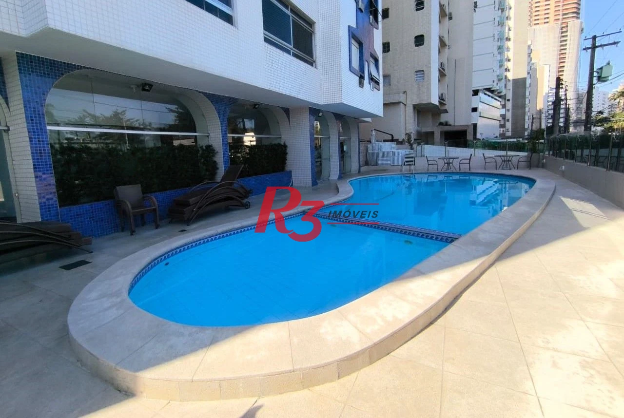 Apartamento com 3 dormitórios, 190 m² - venda por R$ 2.360.000,00 ou aluguel por R$ 11.000,00/mês - Aparecida - Santos/SP