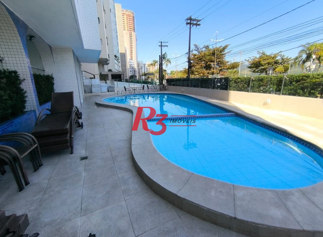 Apartamento com 3 dormitórios, 190 m² - venda por R$ 2.360.000,00 ou aluguel por R$ 11.000,00/mês - Aparecida - Santos/SP