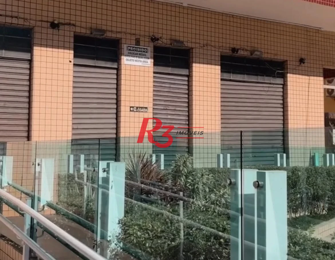 Loja para alugar, 102 m² por R$ 6.000,00/mês - José Menino - Santos/SP