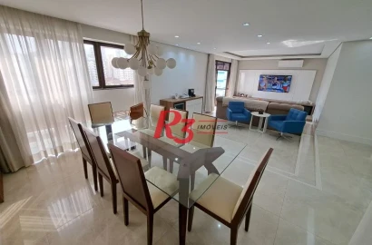 Apartamento à venda, 183 m² por R$ 1.700.000,00 - Pompéia - Santos/SP