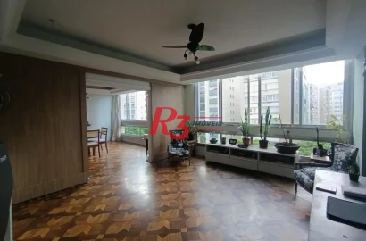 Apartamento com 4 dormitórios à venda, 300 m² por R$ 1.000.000,00 - Gonzaga - Santos/SP