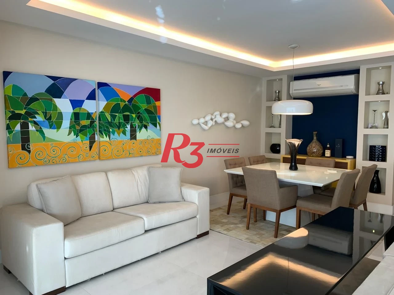 Apartamento para alugar, 180 m² por R$ 22.900,00/mês - Gonzaga - Santos/SP