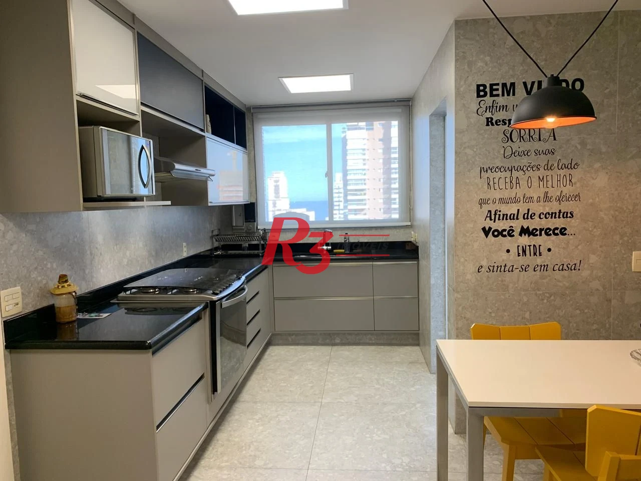 Apartamento para alugar, 180 m² por R$ 22.900,00/mês - Gonzaga - Santos/SP