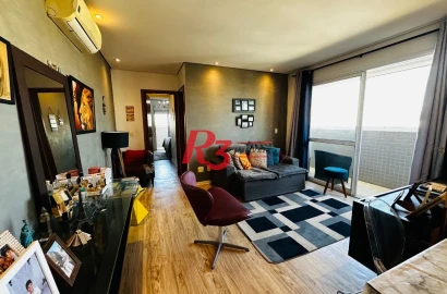 Apartamento à venda, 82 m² por R$ 1.020.000,00 - Gonzaga - Santos/SP