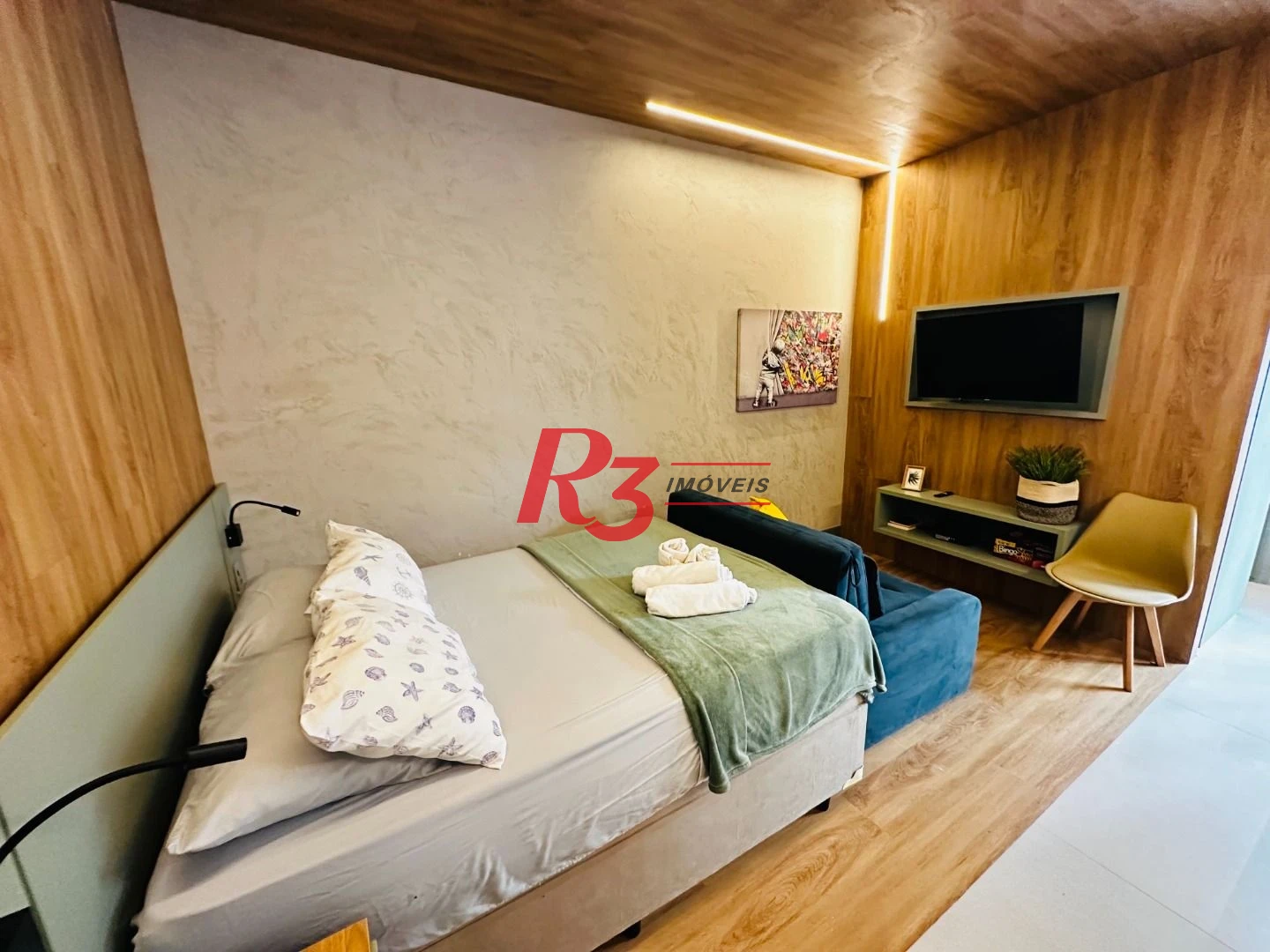 Studio para alugar, 35 m² por R$ 4.500,00/mês - Ponta da Praia - Santos/SP
