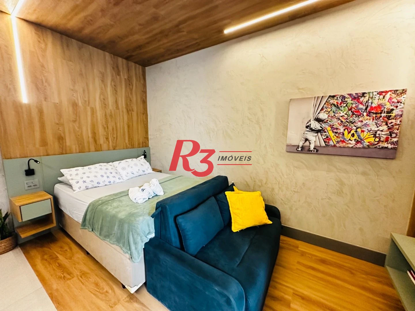 Studio para alugar, 35 m² por R$ 4.500,00/mês - Ponta da Praia - Santos/SP