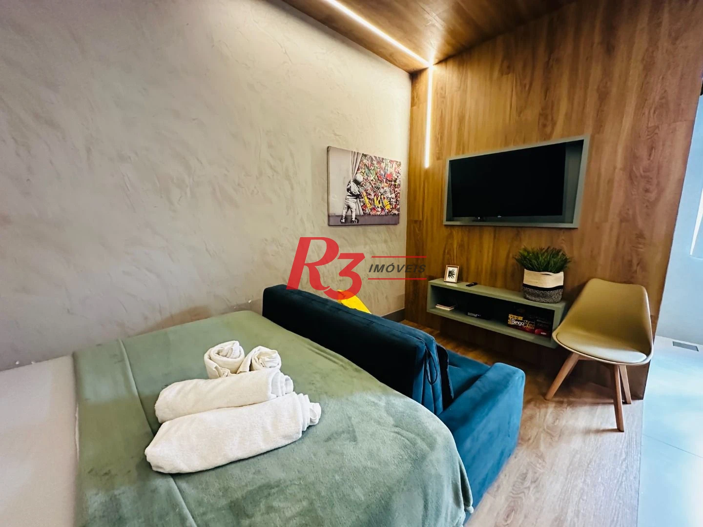 Studio para alugar, 35 m² por R$ 4.500,00/mês - Ponta da Praia - Santos/SP