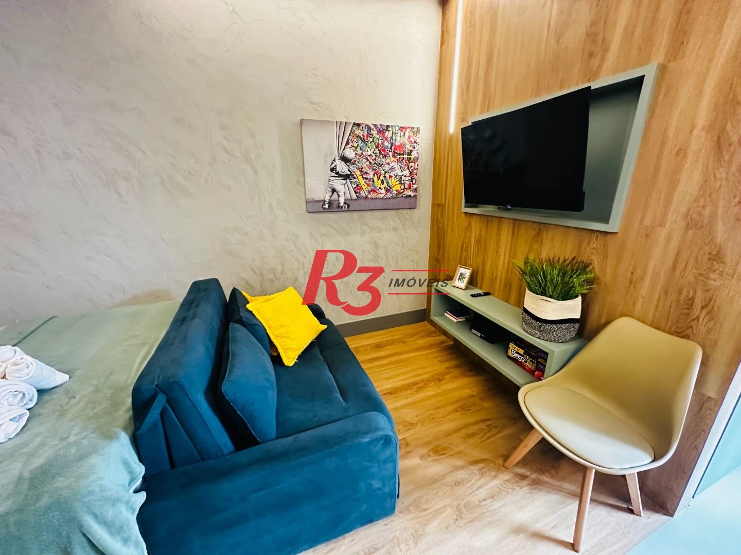 Studio para alugar, 35 m² por R$ 4.500,00/mês - Ponta da Praia - Santos/SP