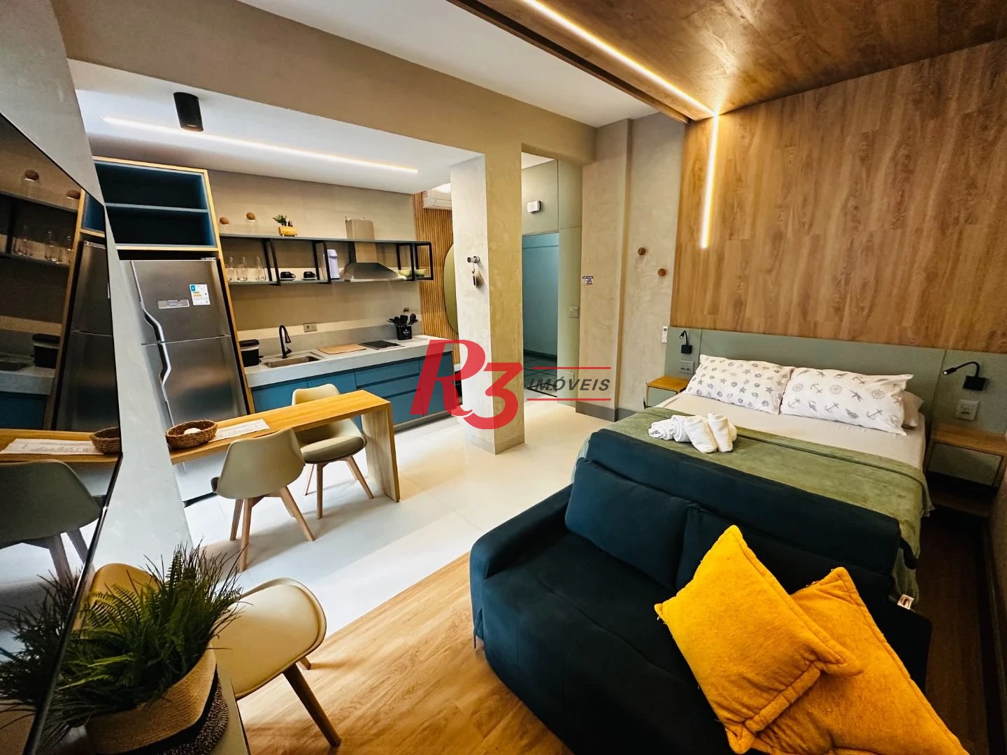 Studio para alugar, 35 m² por R$ 4.500,00/mês - Ponta da Praia - Santos/SP