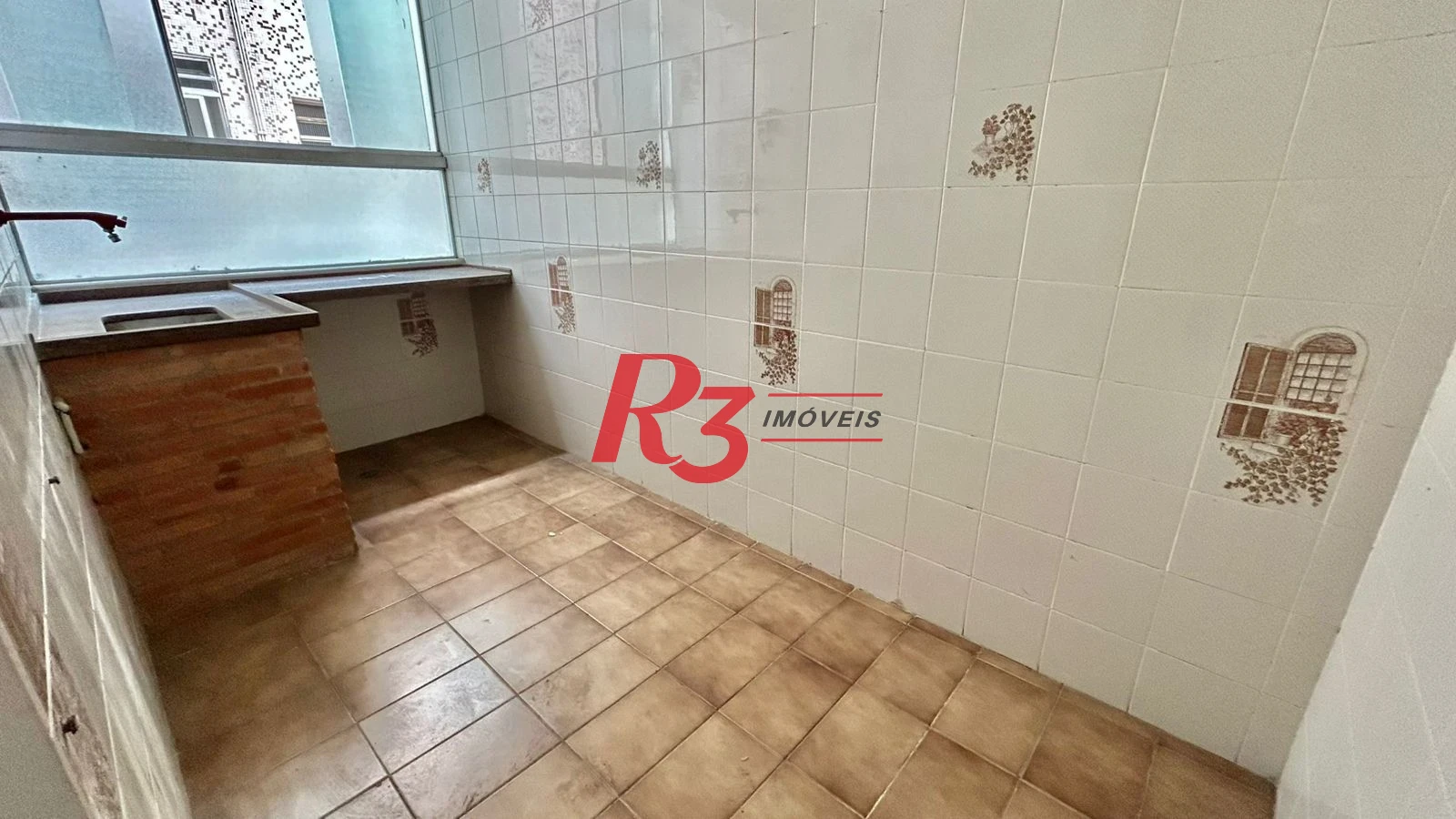 Apartamento com 1 dormitório à venda, 38 m² por R$ 320.000,00 - Boqueirão - Santos/SP