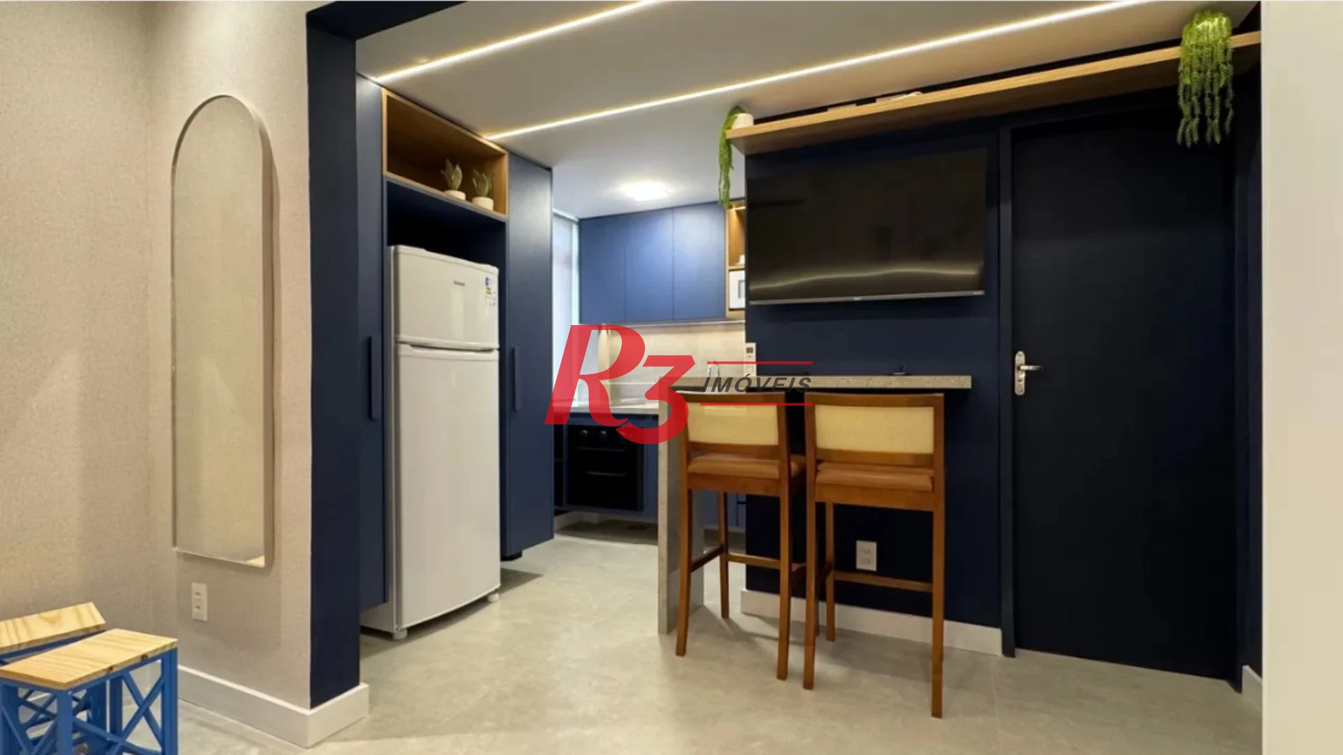 Apartamento à venda, 28 m² por R$ 490.000,00 - José Menino - Santos/SP