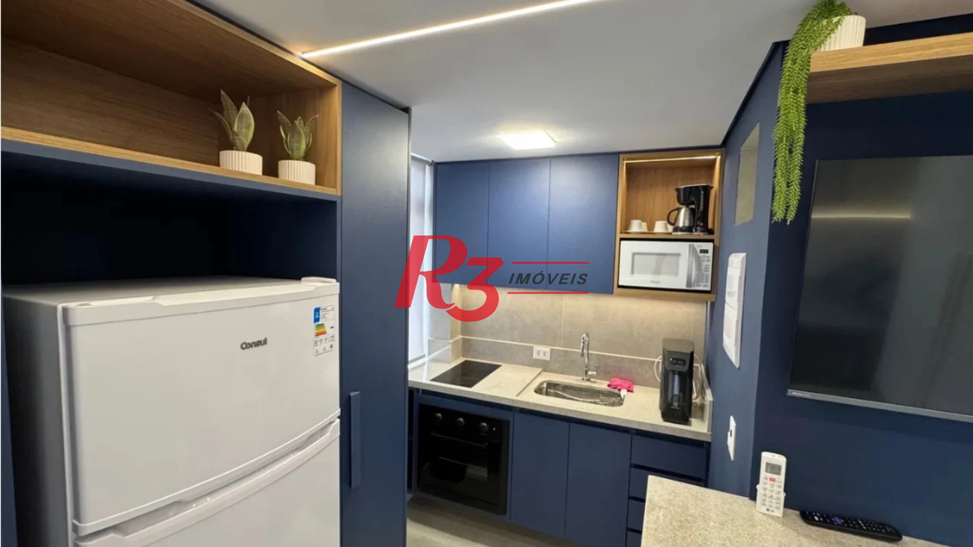 Apartamento à venda, 28 m² por R$ 490.000,00 - José Menino - Santos/SP