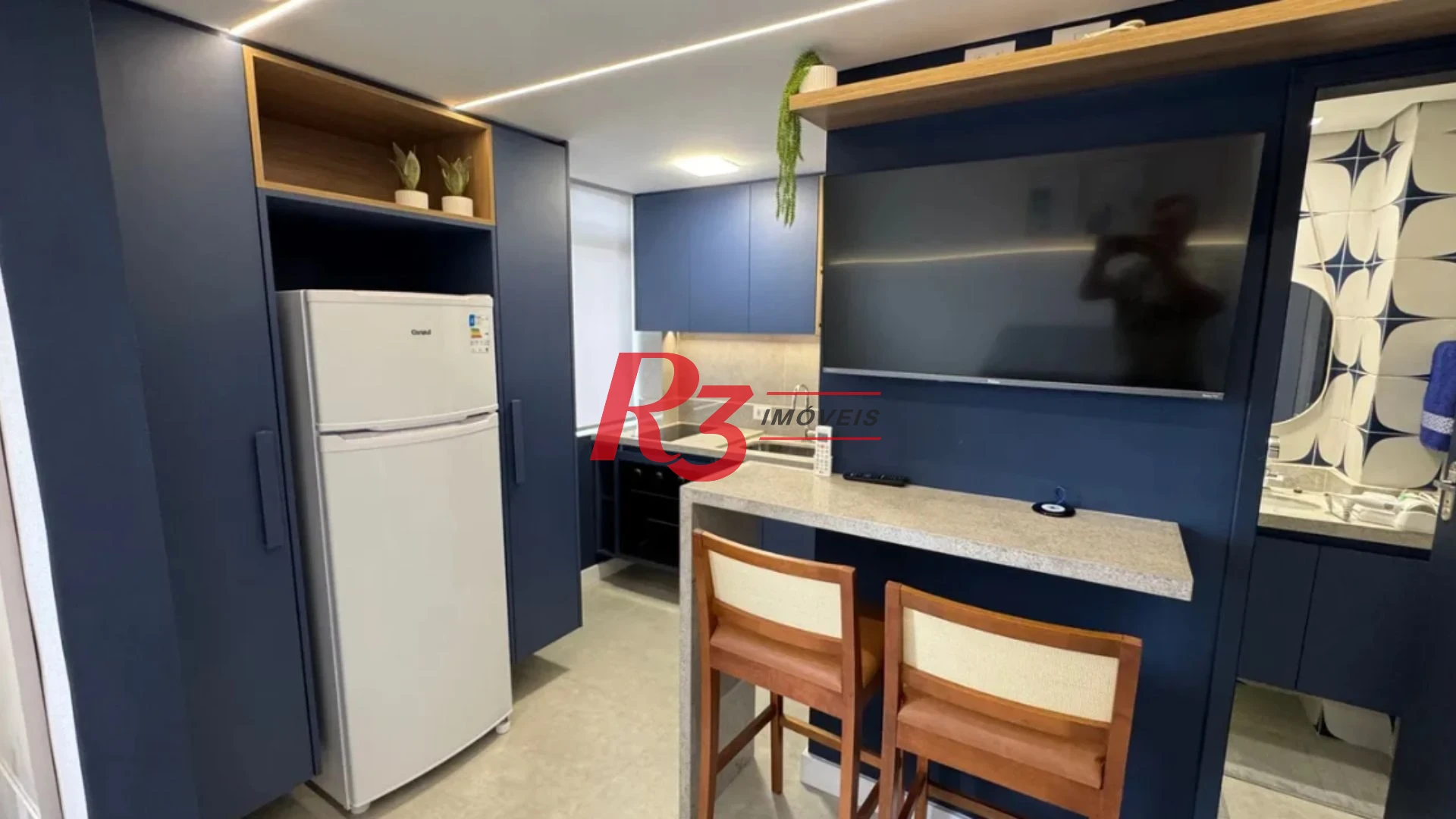 Apartamento à venda, 28 m² por R$ 490.000,00 - José Menino - Santos/SP