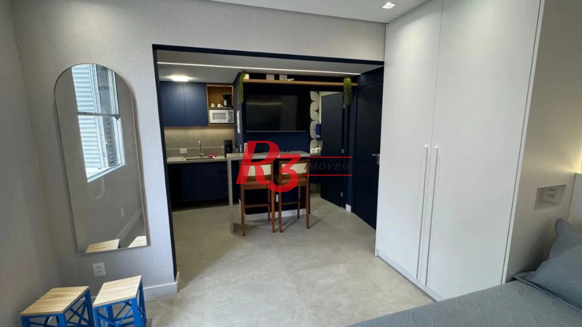 Apartamento à venda, 28 m² por R$ 490.000,00 - José Menino - Santos/SP