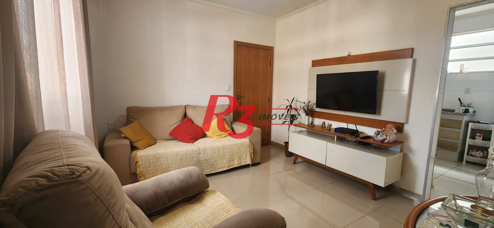 Apartamento à venda, 74 m² por R$ 370.000,00 - Embaré - Santos/SP