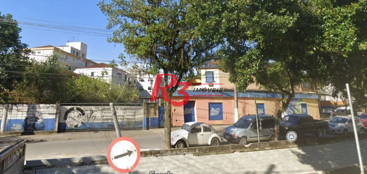 Terreno à venda, 1722 m² por R$ 8.650.000,00 - Marapé - Santos/SP