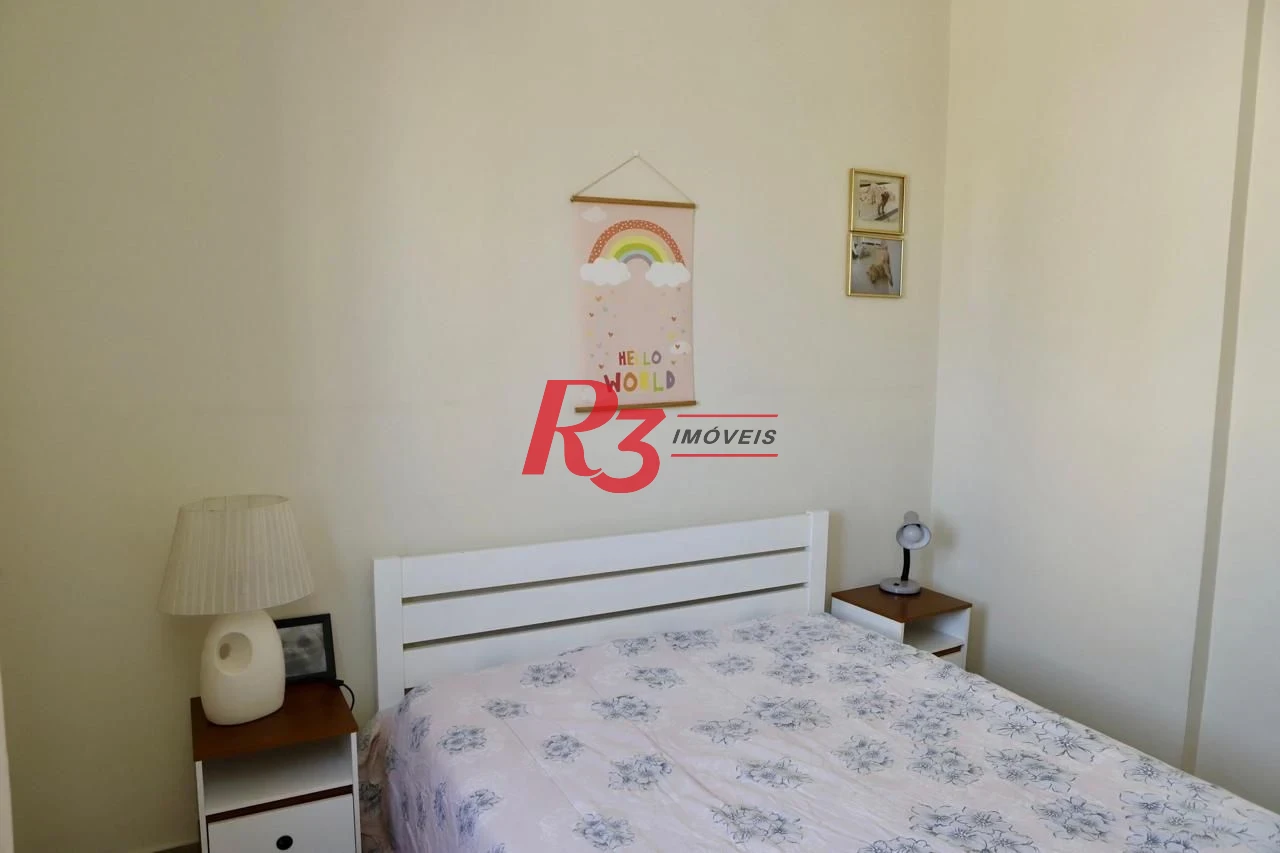 Apartamento com 2 dormitórios à venda, 62 m² por R$ 490.000,00 - Aparecida - Santos/SP