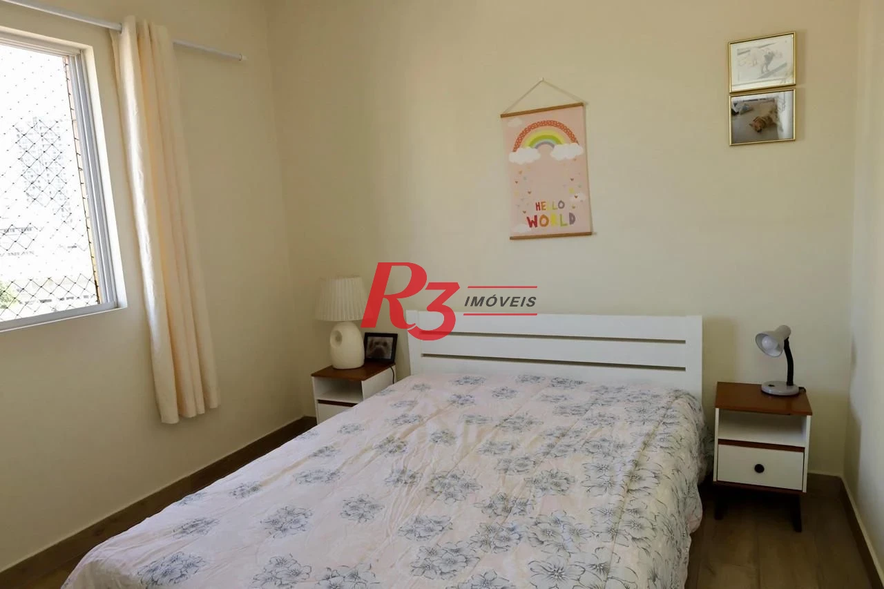 Apartamento com 2 dormitórios à venda, 62 m² por R$ 490.000,00 - Aparecida - Santos/SP