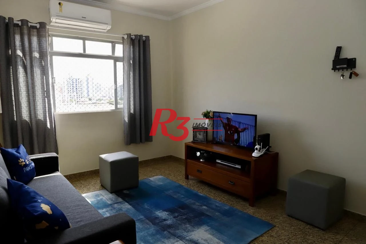 Apartamento com 2 dormitórios à venda, 62 m² por R$ 490.000,00 - Aparecida - Santos/SP