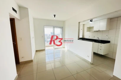 Apartamento com 2 dormitórios para alugar, 59 m² por R$ 5.233,97/mês - Vila Matias - Santos/SP