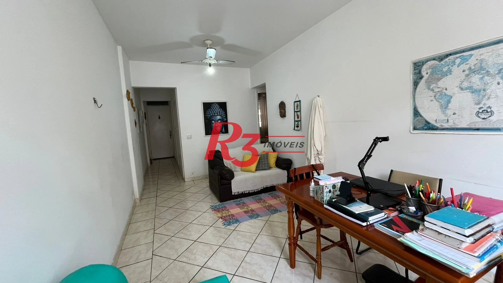 Apartamento com 2 dormitórios à venda, 75 m² por R$ 550.000,00 - Gonzaga - Santos/SP