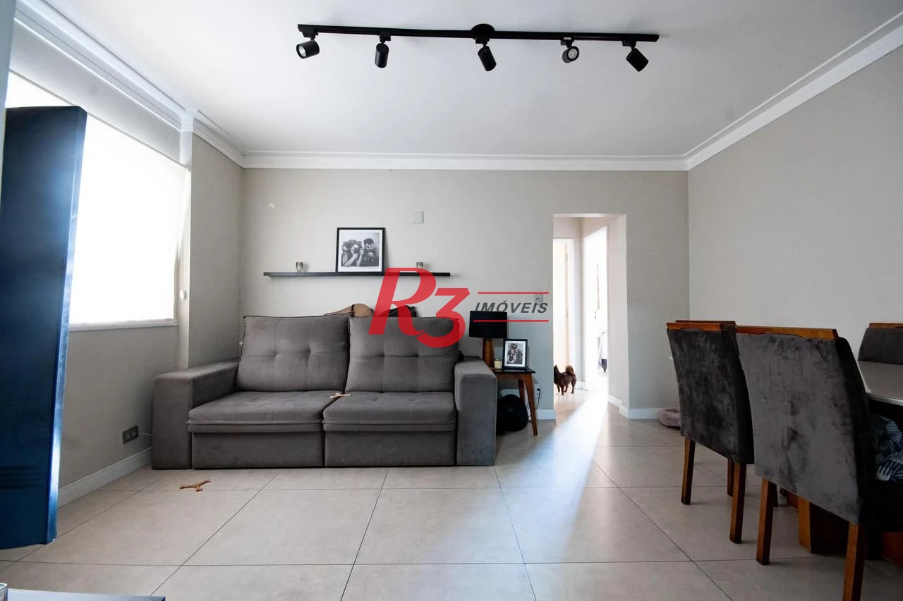 Apartamento com 2 dormitórios à venda, 94 m² por R$ 550.000,00 - Embaré - Santos/SP