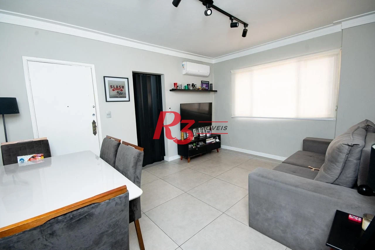 Apartamento com 2 dormitórios à venda, 94 m² por R$ 550.000,00 - Embaré - Santos/SP