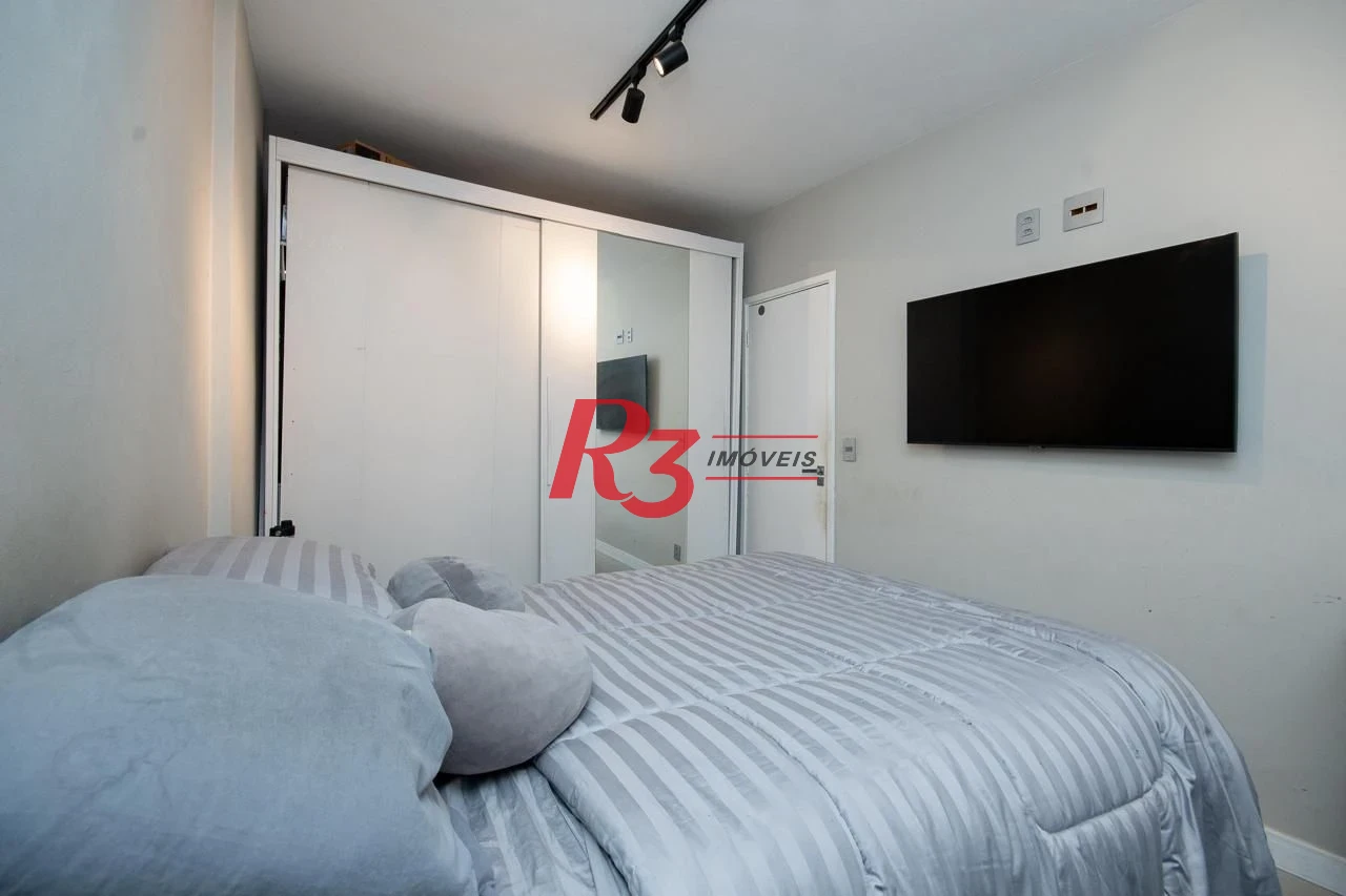 Apartamento com 2 dormitórios à venda, 94 m² por R$ 550.000,00 - Embaré - Santos/SP
