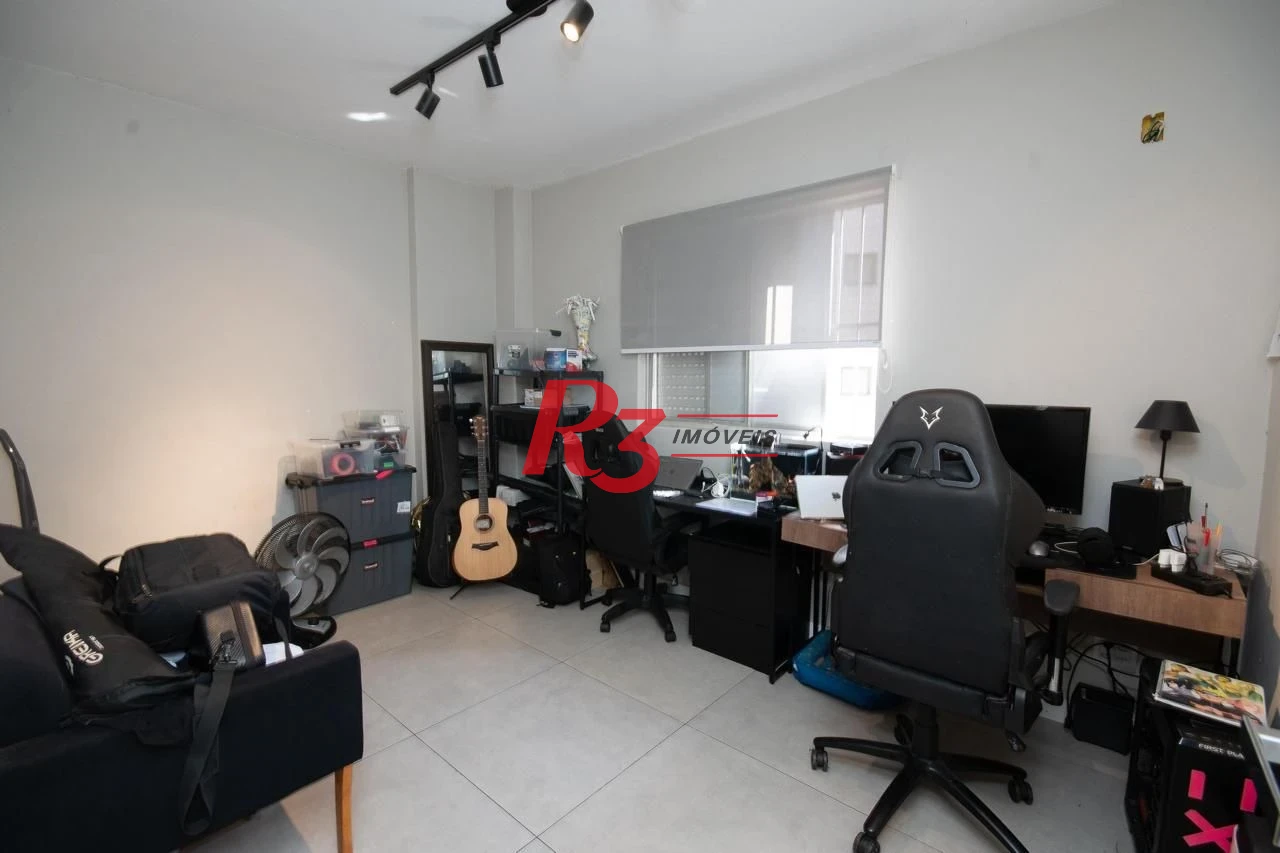 Apartamento com 2 dormitórios à venda, 94 m² por R$ 550.000,00 - Embaré - Santos/SP
