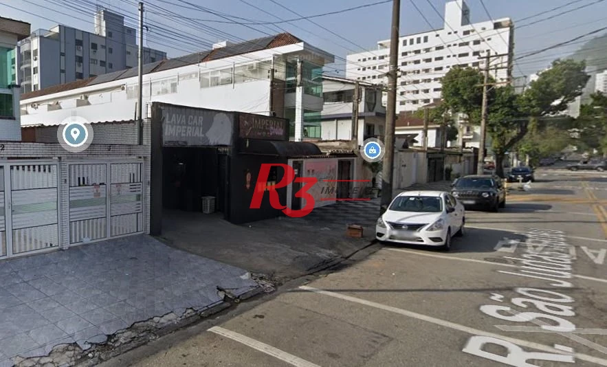Terreno à venda, 272 m² por R$ 854.000,00 - Marapé - Santos/SP