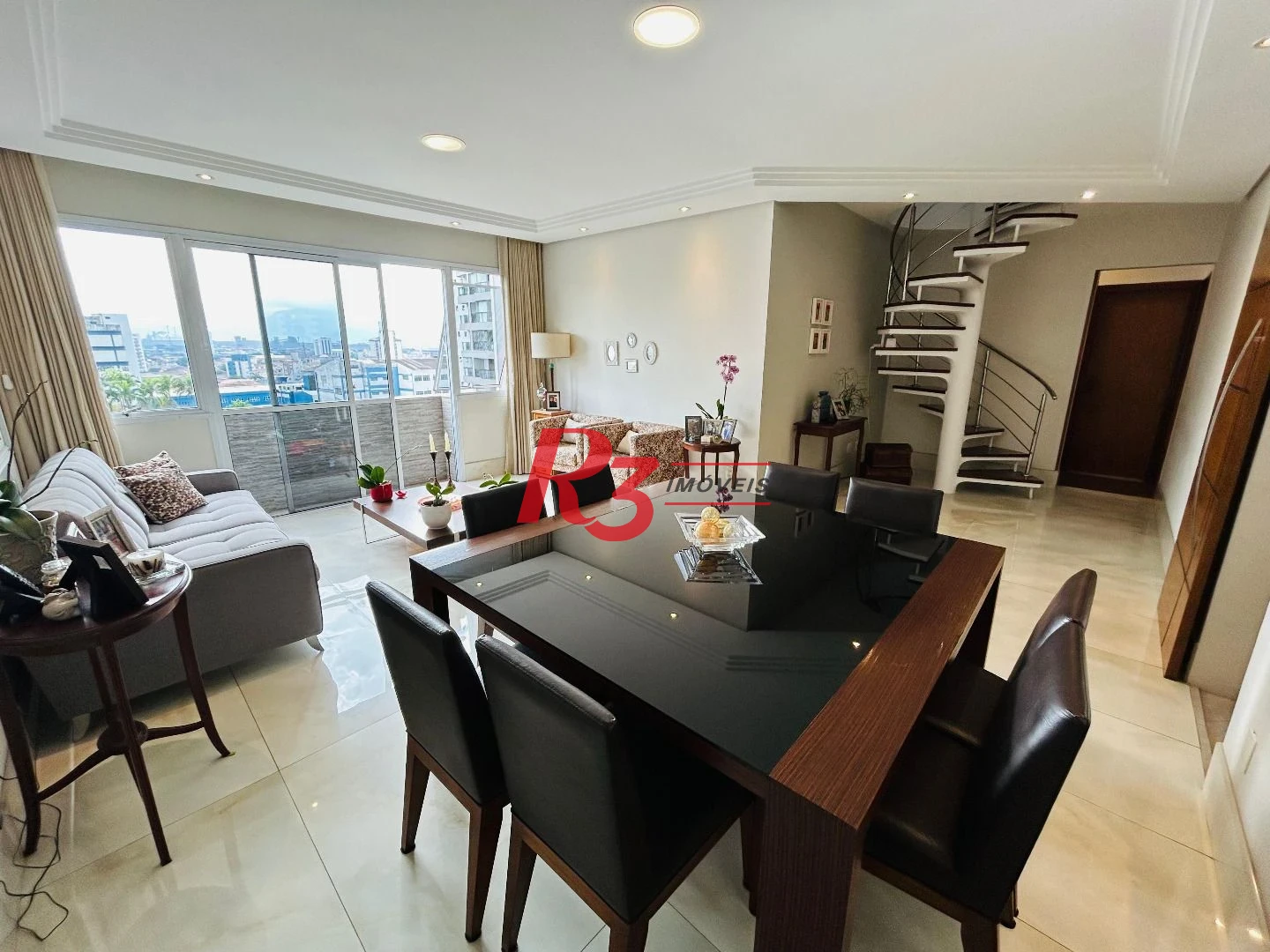 Cobertura à venda, 258 m² por R$ 2.980.000,00 - Boqueirão - Santos/SP