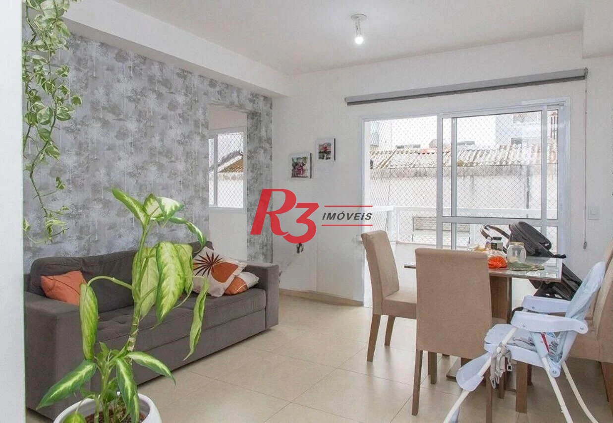 Apartamento à venda, 72 m² por R$ 750.000,00 - José Menino - Santos/SP