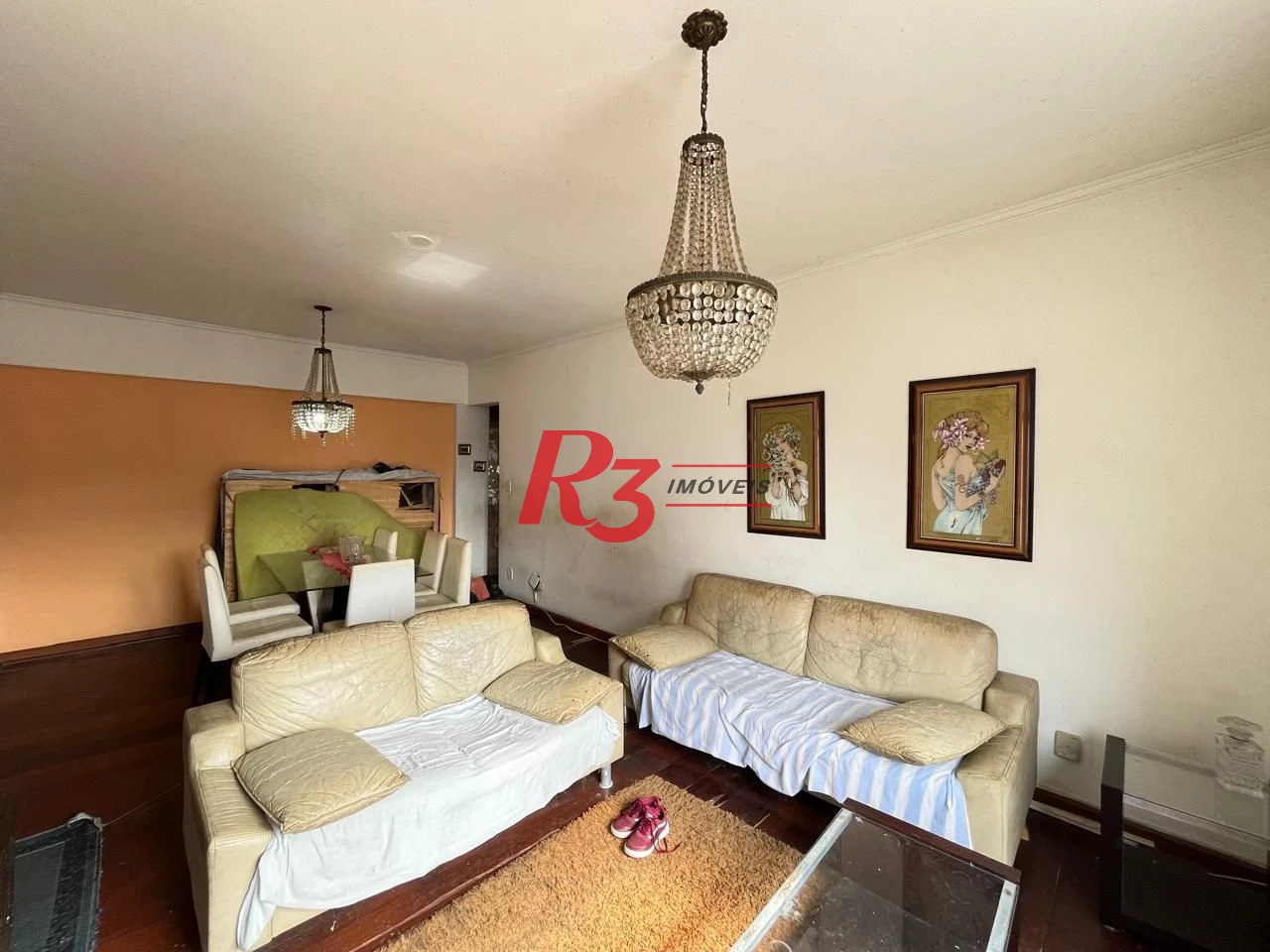 Apartamento com 2 dormitórios, 90 m² - venda por R$ 480.000,00 ou aluguel por R$ 3.800,02/mês - Marapé - Santos/SP