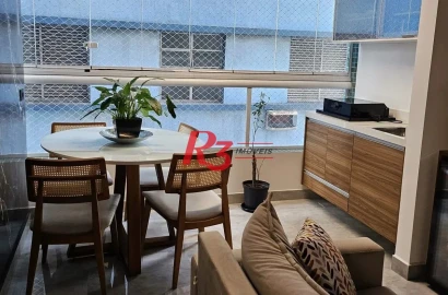 Apartamento à venda, 108 m² por R$ 1.440.000,00 - Itararé - São Vicente/SP