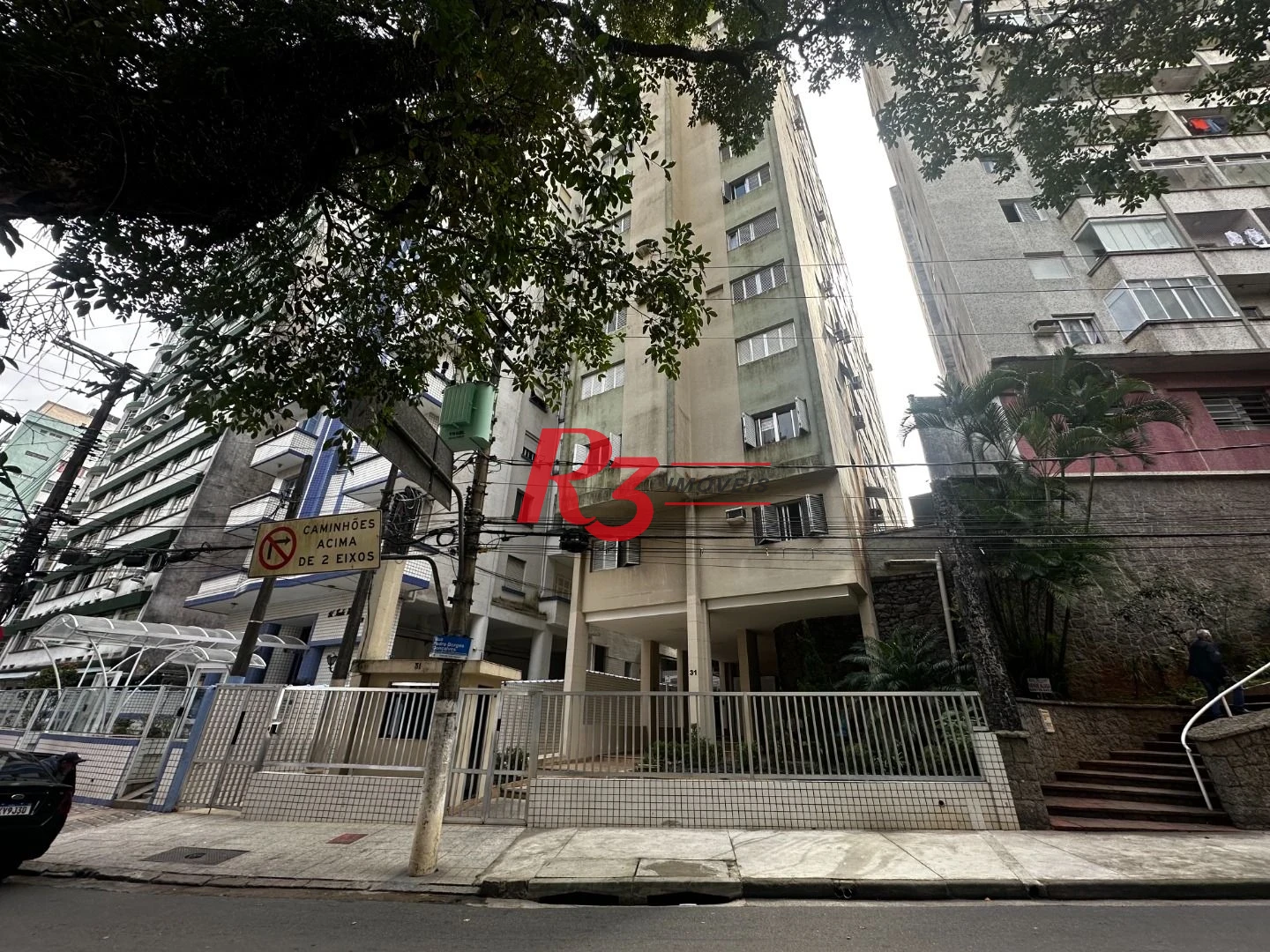 Apartamento com 2 dormitórios à venda, 82 m² por R$ 345.000,00 - José Menino - Santos/SP