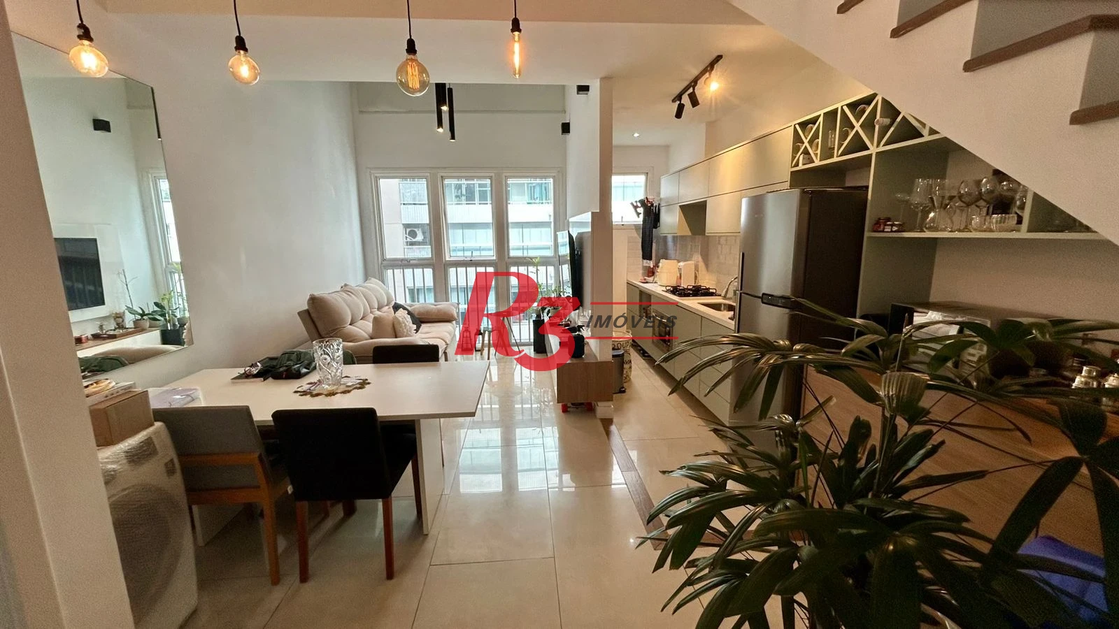 Apartamento no Loft Santos com 2 dormitórios à venda, 83 m² por R$ 800.000 - Gonzaga - Santos/SP