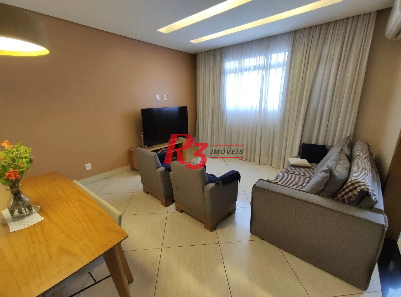 Apartamento à venda, 110 m² por R$ 630.000,00 - Campo Grande - Santos/SP