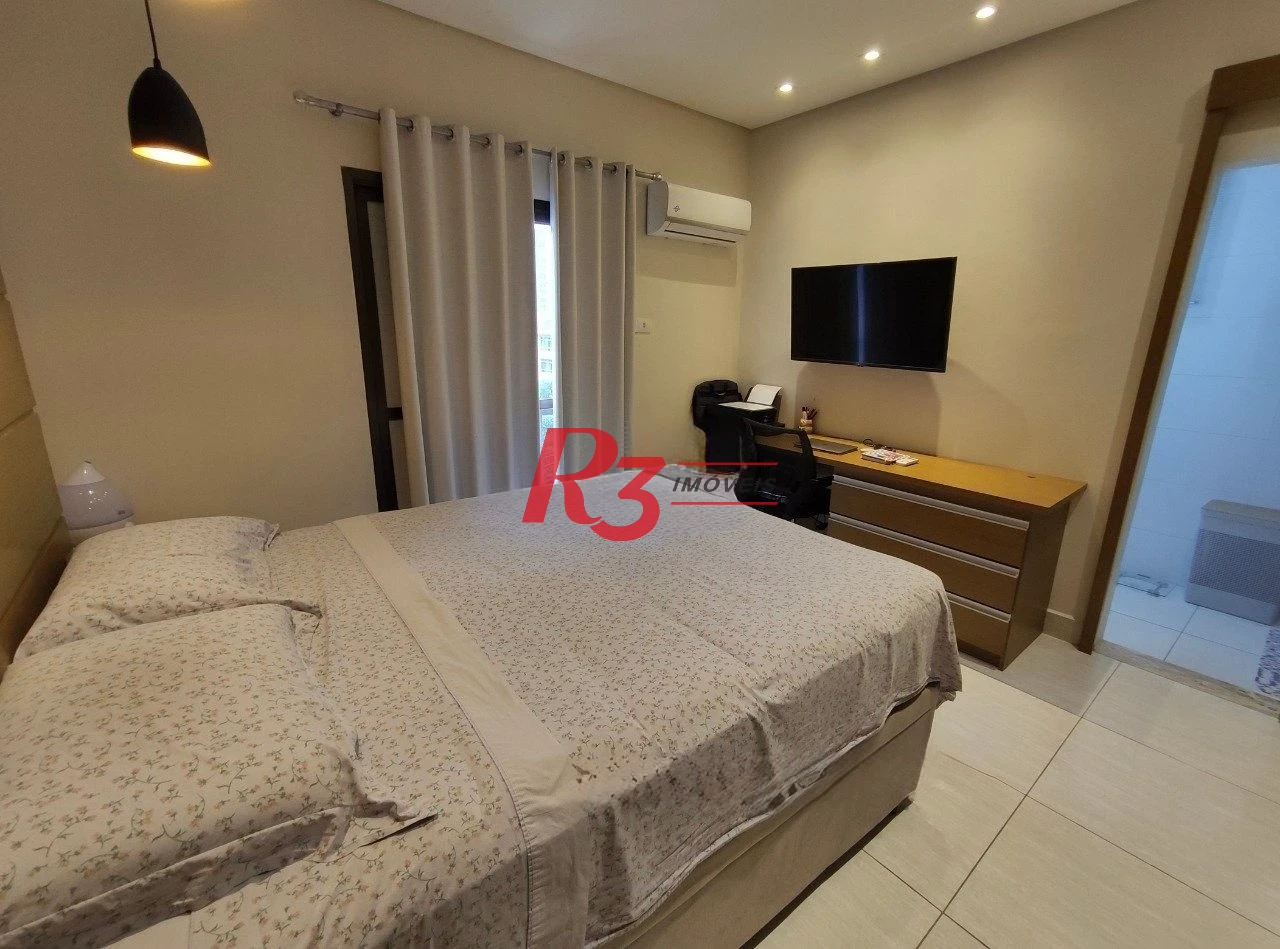 Apartamento à venda, 110 m² por R$ 630.000,00 - Campo Grande - Santos/SP