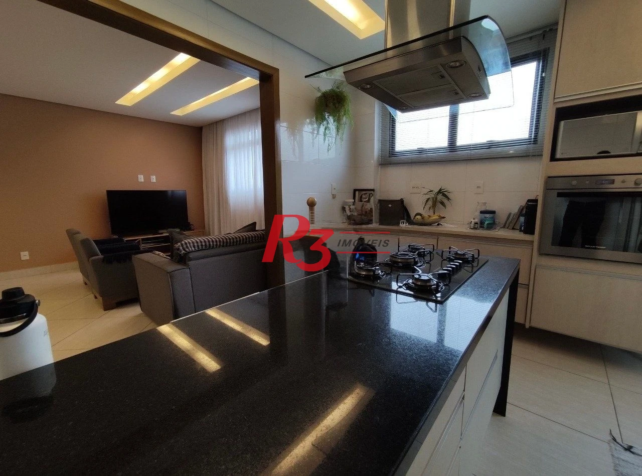 Apartamento à venda, 110 m² por R$ 630.000,00 - Campo Grande - Santos/SP