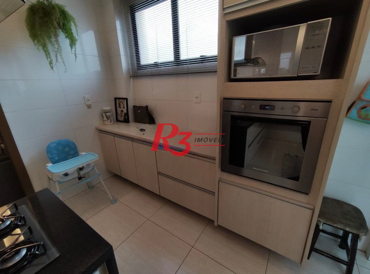 Apartamento à venda, 110 m² por R$ 630.000,00 - Campo Grande - Santos/SP