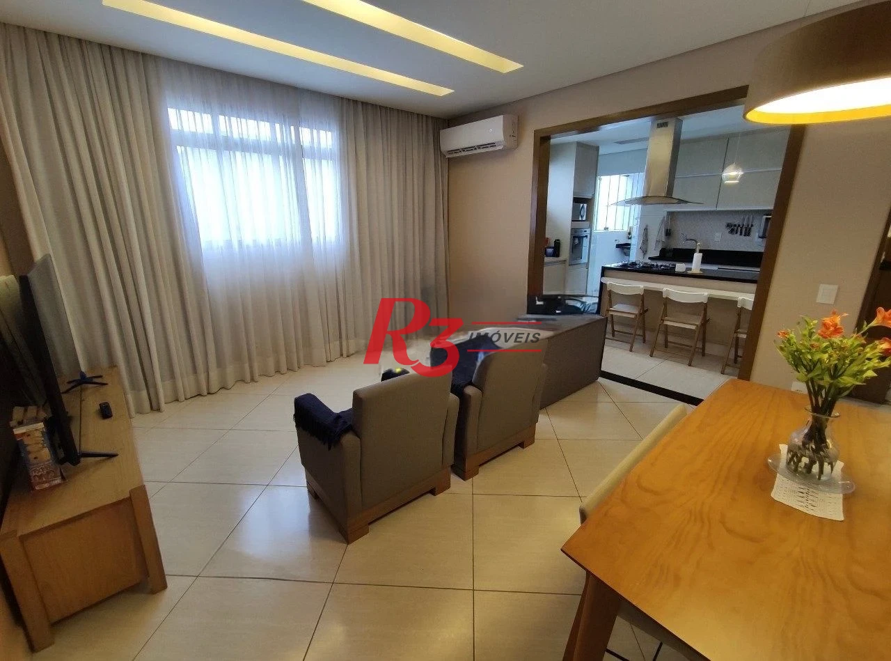 Apartamento à venda, 110 m² por R$ 630.000,00 - Campo Grande - Santos/SP