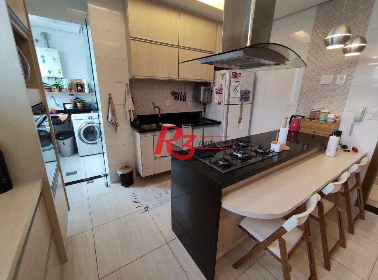 Apartamento à venda, 110 m² por R$ 630.000,00 - Campo Grande - Santos/SP