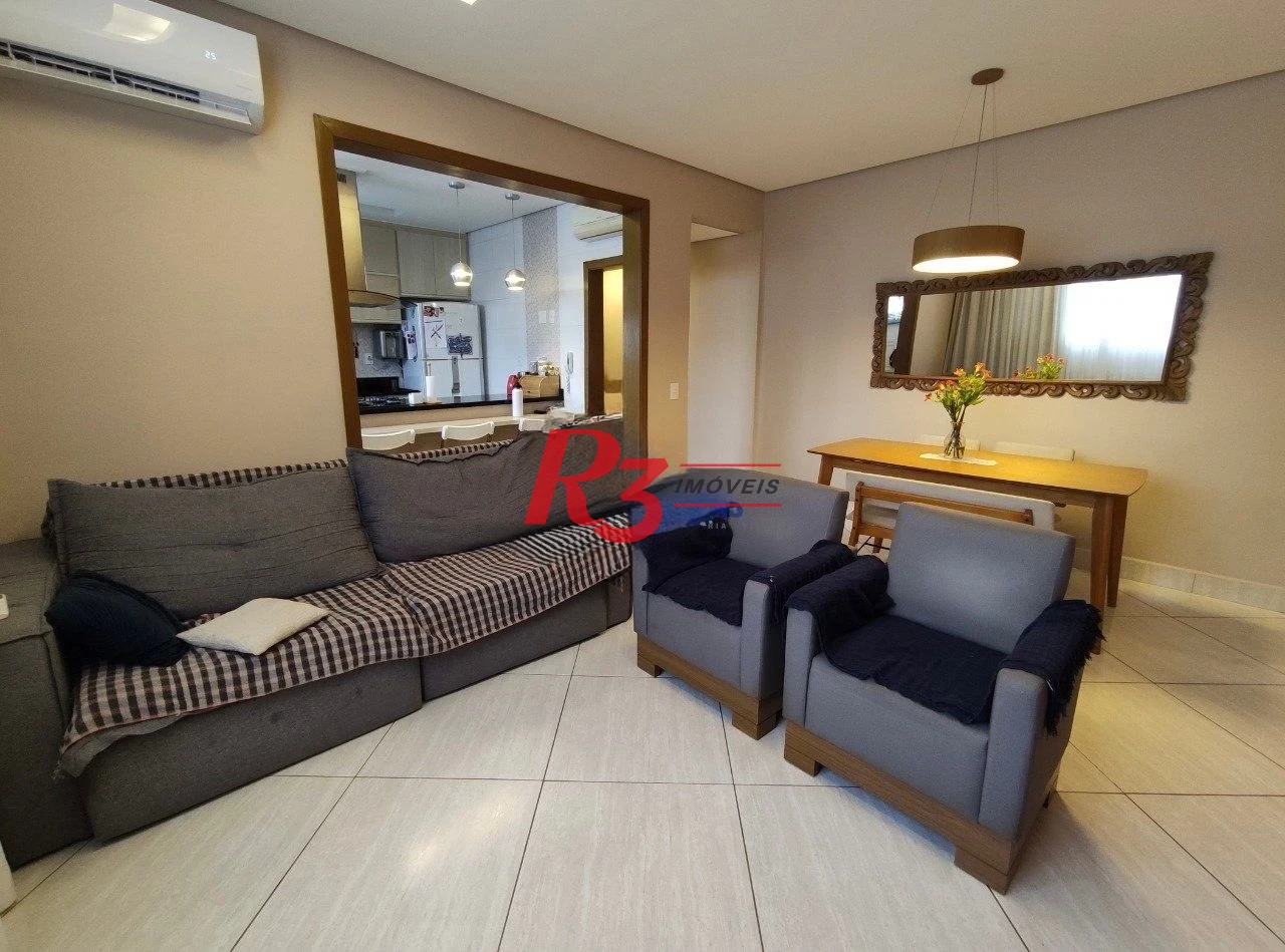 Apartamento à venda, 110 m² por R$ 630.000,00 - Campo Grande - Santos/SP