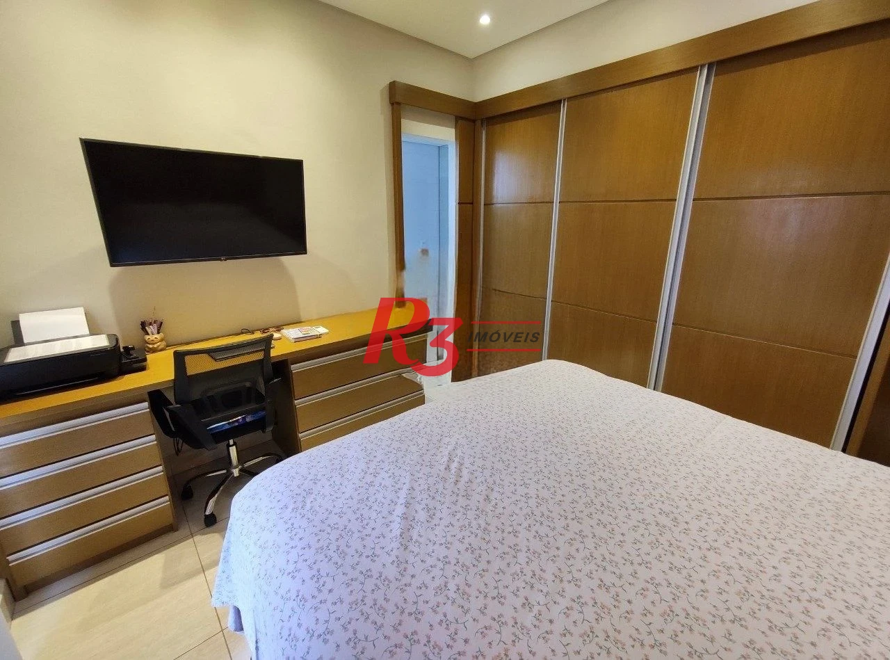 Apartamento à venda, 110 m² por R$ 630.000,00 - Campo Grande - Santos/SP