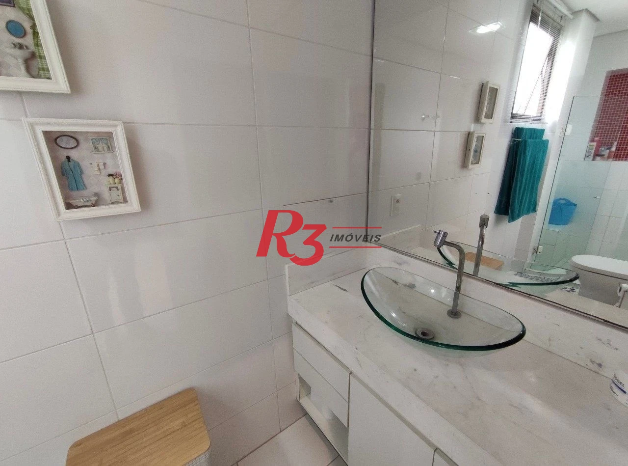 Apartamento à venda, 110 m² por R$ 630.000,00 - Campo Grande - Santos/SP