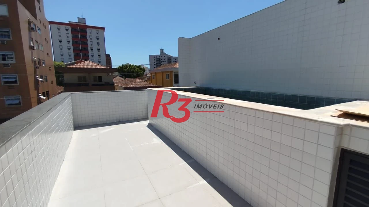 Sobreposta Alta Duplex no Embaré – 220m² | 23Suítes | 2 Vagas | Alto Padrão e Excelente Localização