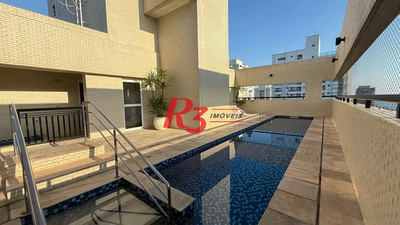 Apartamento, 150 m² - venda por R$ 1.980.000,00 ou aluguel por R$ 13.000,00/mês - Embaré - Santos/SP