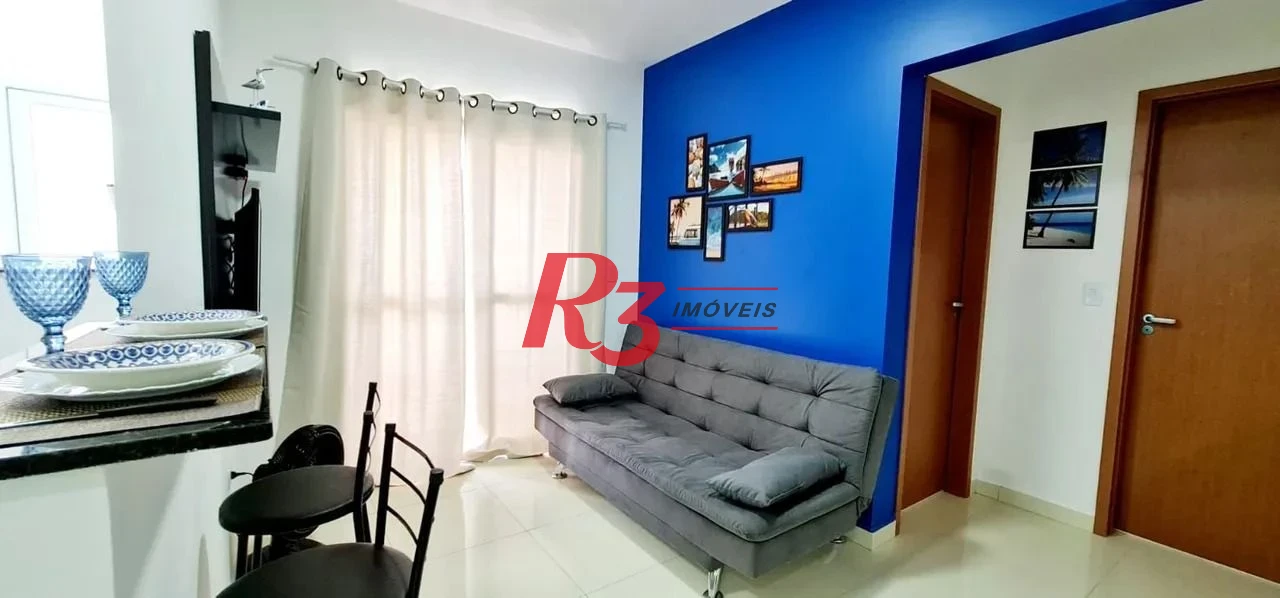 Apartamento com 1 dormitório à venda, 43 m² por R$ 500.000,00 - Balneário Pires - Praia Grande/SP