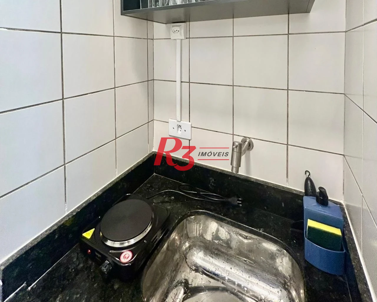 Apartamento à venda, 30 m² por R$ 300.000,00 - Boqueirão - Santos/SP